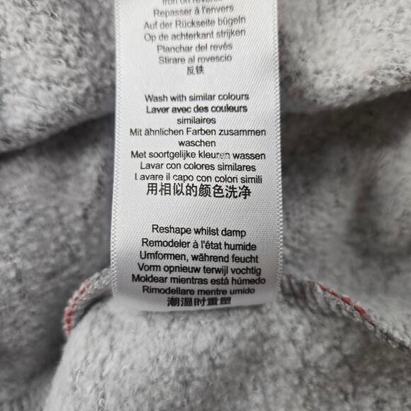 New Girl Order Sport Graphic Print Gray Hoodie size 8 Bad Sport We Bite - Picture 13 of 13